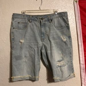 cut jean shorts